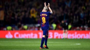 Se despide Andrés Iniesta con el Barcelona