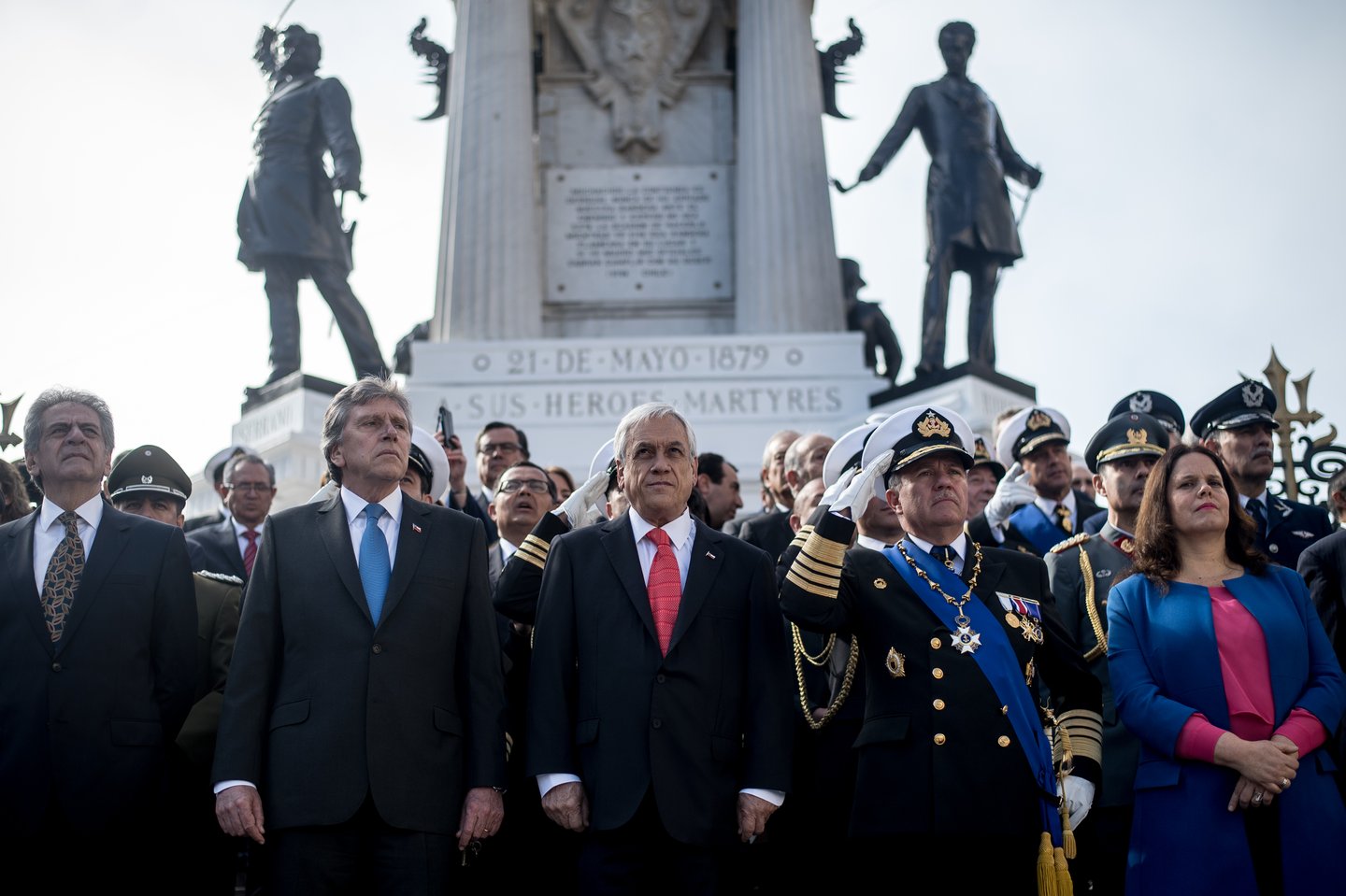 Presidente Piñera encabezó conmemoración del Combate Naval de Iquique