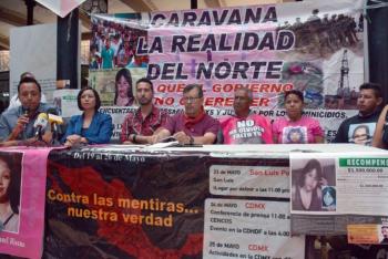 Reciben SEDESO y SEDEREC a Caravana de la Realidad del Norte