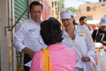 ACCIONES A FAVOR DE LAS MUJERES, PROMETEN POLIMNIA ROMANA, LESLIE STAINES Y AMILCAR GANADO EN ÁLVARO OBREGÓN