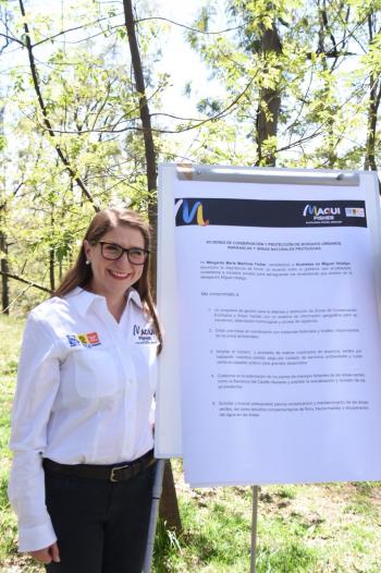 BUSCAR PRESUPUESTO PARA LA CONSERVACIÓN Y PROTECCIÓN DE BOSQUES URBANOS, BARRANCAS Y ÁREAS NATURALES PROTEGIDAS EN MIGUEL HIDALGO: MAGUI FISHER