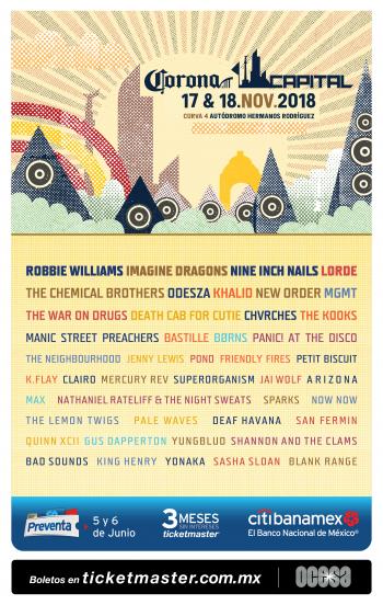 EL FESTIVAL CORONA CAPITAL ANUNCIA EL CARTEL DE SU NOVENA EDICIÓN