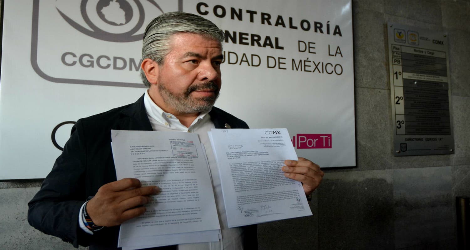 Solicita Raúl Flores a Contraloría que audite a la AEP por recaudación por parquímetros