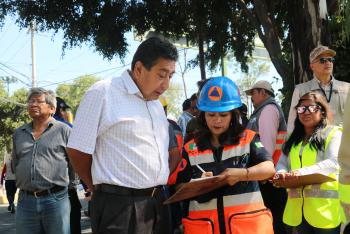 REALIZAN SIMULACRO DE INUNDACIÓN  EN ZONA RESIDENCIAL EN XOCHIMILCO