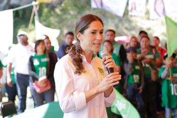 REITERA MARIANA BOY QUE NO DECLINARÁ A FAVOR DE MIKEL ARRIOLA