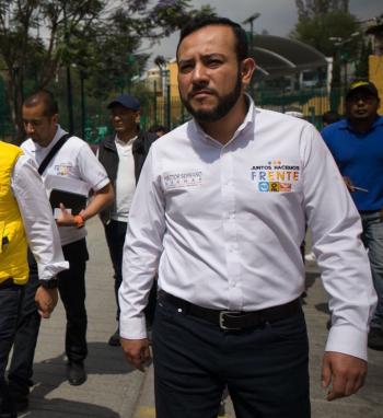IMPULSARÉ UN ORDENAMIENTO DEL ESPACIO PÚBLICO PARA TENER UNA CIUDAD EN ARMONÍA: HÉCTOR SERRANO AZAMAR