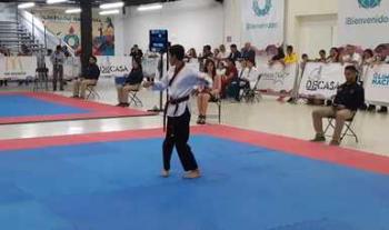 Decenas de atletas demostraron sus habilidades en el taekwondo
