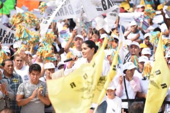 CONVOCA BARRALES A IR CON ENERGÍA Y CORAJE A RECTA FINAL DE CAMPAÑA