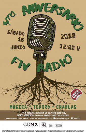 La radio comunitaria de FARO Indios Verdes celebra 4 años de transmisiones