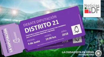 NO TE PIERDAS EL DEBATE DE LOS CANDIDATOS A LA DIPUTACIÓN DEL DISTRITO 21