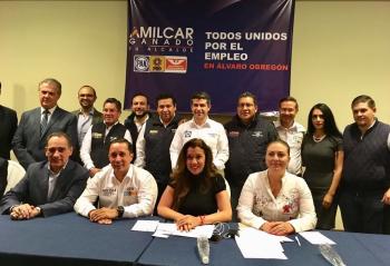 AMILCAR GANADO, CANDIDATO A LA ALCALDÍA DE ÁLVARO OBREGÓN, IMPULSARÁ UN GRAN ACUERDO POR EL EMPLEO