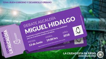 NO TE PIERDAS EL SEGUNDO DEBATE DE LOS CANDIDATOS A LA ALCALDÍA DE MIGUEL HIDALGO