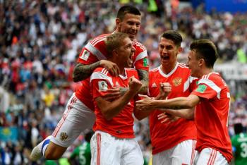 Recibe Rusia a Arabia Saudita con 5 goles