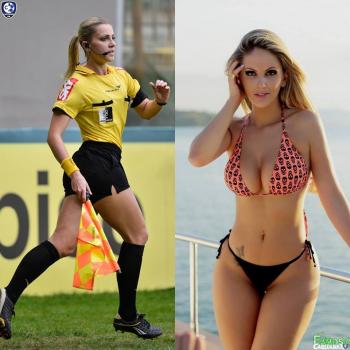 Fernanda Colombo, primera mujer en arbitrar un Mundial