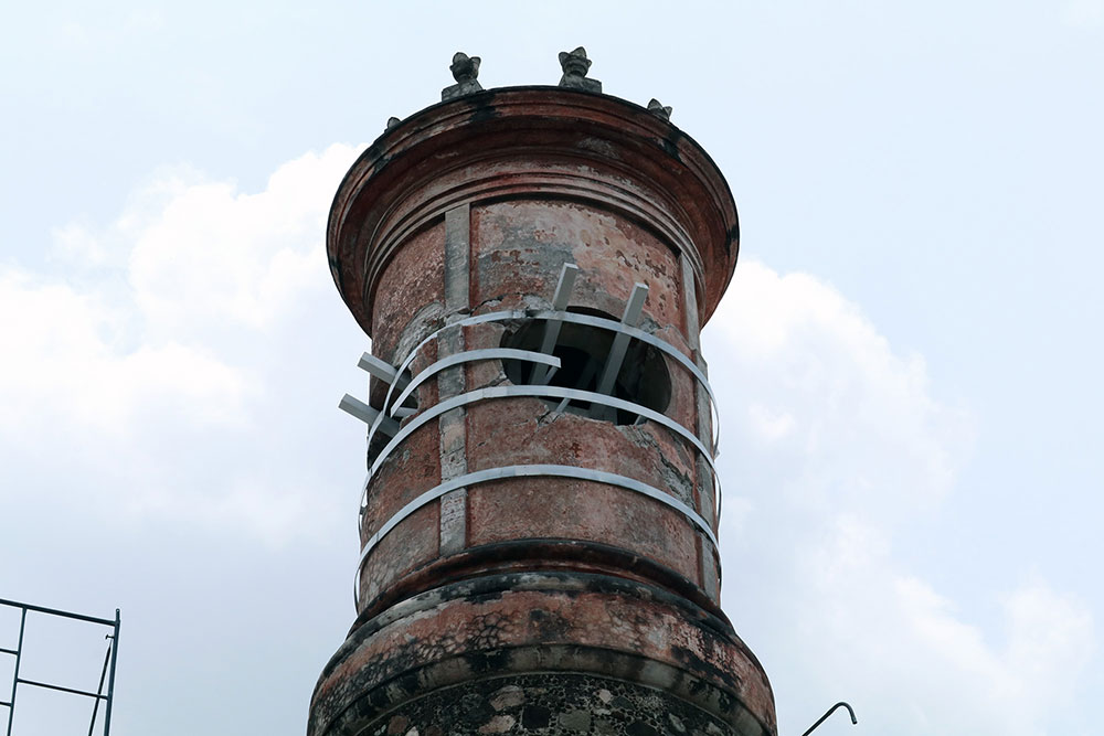 Especialistas del INAH intervendrán la torre del reloj del Palacio de Cortés, en Cuernavaca, Morelos