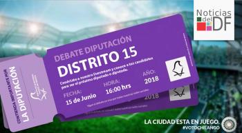 NO TE PIERDAS EL DEBATE DE LOS CANDIDATOS A LA DIPUTACIÓN DEL DISTRITO 15
