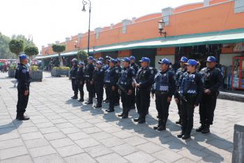 OPERATIVOS DE SEGURIDAD EN EL CENTRO HISTÓRICO DE XOCHIMILCO