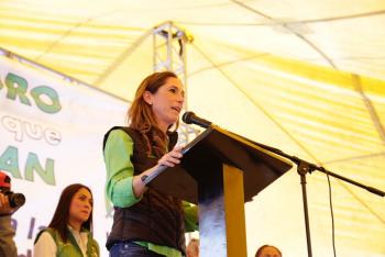 LLAMA MARIANA BOY A VOTAR EL PRÓXIMO DOMINGO POR EL PARTIDO VERDE