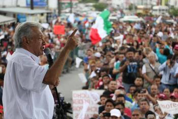 Pide AMLO al INE conocer resultados desde el 1 de julio