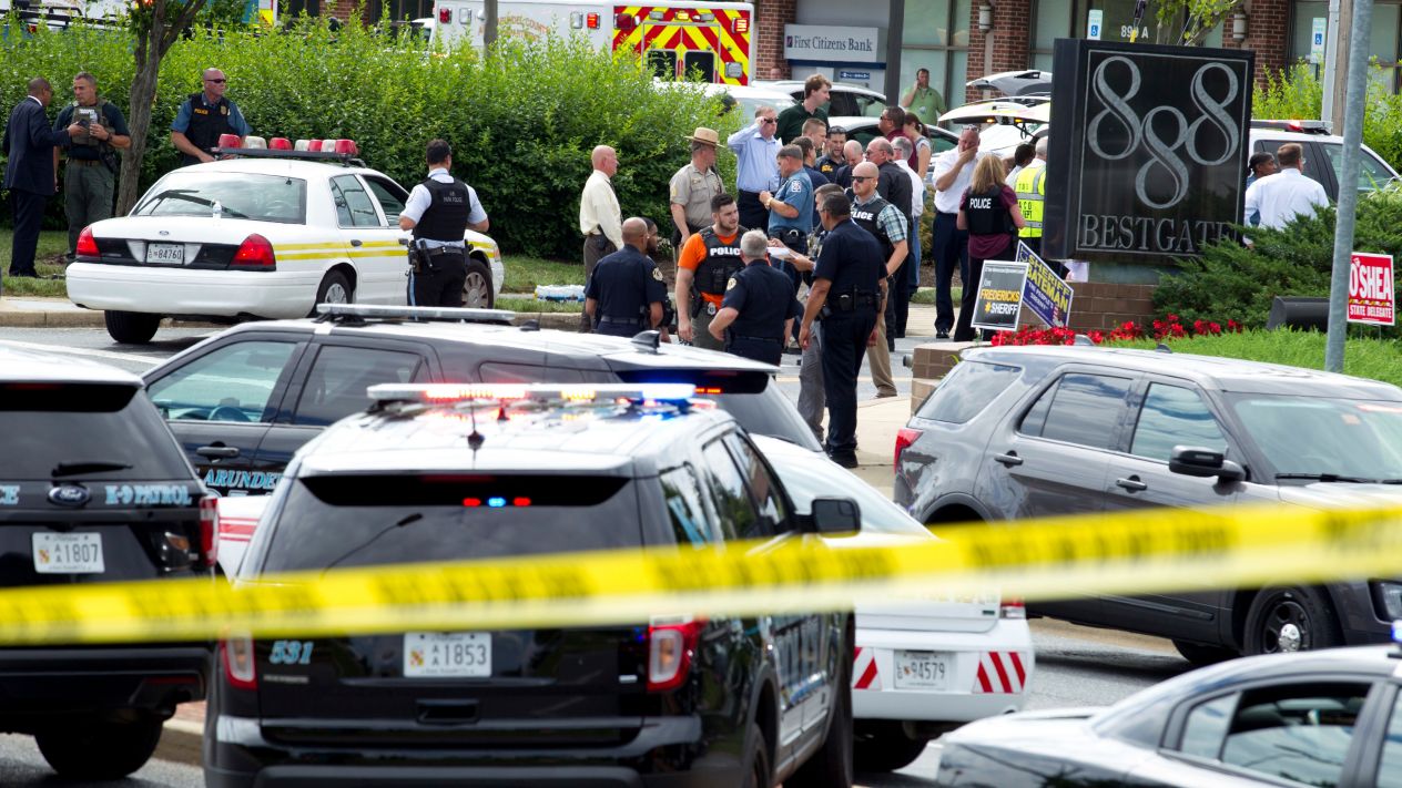 Deja tiroteo en periódico de Maryland 5 muertos