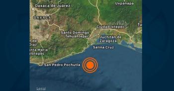 Sismo de 5.0 en Salina Cruz