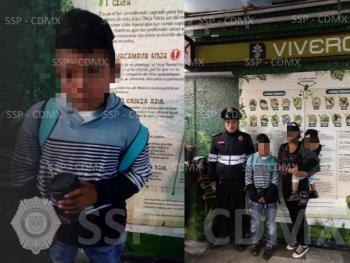 POLICÍAS DE LA SSP-CDMX REÚNEN A UN MENOR EXTRAVIADO CON SU FAMILIA