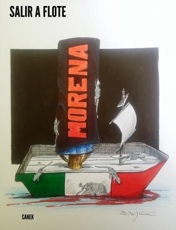 El Cartón de Canek Leyva "Salir a flote"