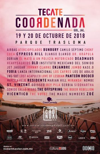 En su quinta edición, regresa el festival más importante de la Perla de Occidente ¡Tecate Coordenada!