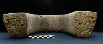 Hallan yugo totonaco durante salvamento arqueológico realizado en Tamaulipas y Veracruz