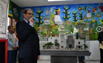 LA BATALLA DE AZCAPOTZALCO EN MAQUETA