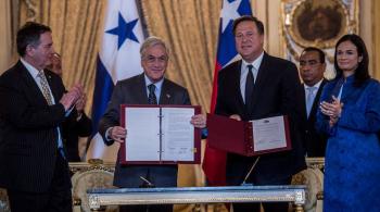 Presidente Piñera y Presidente de Panamá firmaron acuerdos en materias de cooperación aduanera, humanitaria y en cadenas de valor
