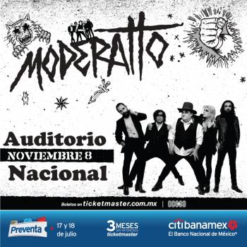 Moderatto ofrecerá un energético y explosivo show en la CDMX