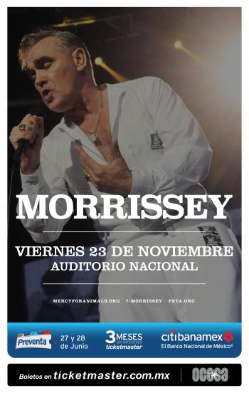 MORRISSEY ANUNCIA NUEVA FECHA EN MÉXICO