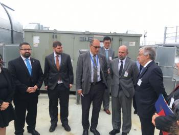 Secretario General de la ONU visita Centro Nacional de Control del Energía del ICE