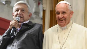 Invita AMLO al Papa Francisco para participar en foros por la paz
