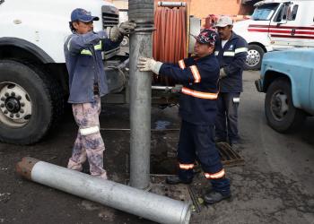 APOYA SACMEX TRABAJOS DE DESAZOLVE EN CEDA