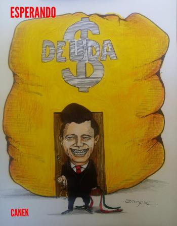 El Cartón de Canek Leyva "Esperando"