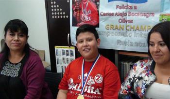 Estudiante de la Casa de Cultura Flamingos de Iztacalco ganó campeonato mundial de cálculo mental en Rusia. 
