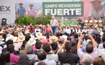 Invierten 70 mdp en infraestructura agropecuaria para EdoMex