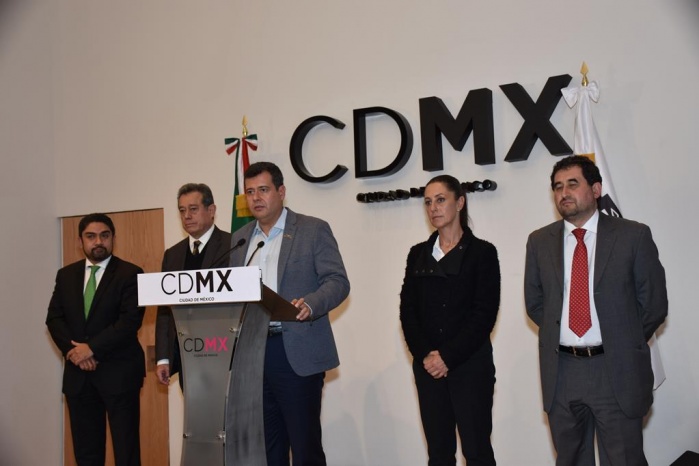 Acuerdan Amieva y Sheinbaum trabajo conjunto para reconstrucción CDMX