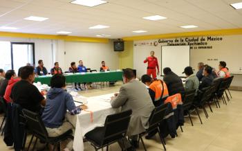 CAPACITAN A PERSONAL DE PROTECCIÓN CIVIL Y BRIGADAS EN XOCHIMILCO