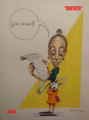 El Cartón de Canek Leyva "Gratuita"
