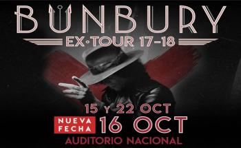 Abre Bunbury otra fecha en el Auditorio Nacional