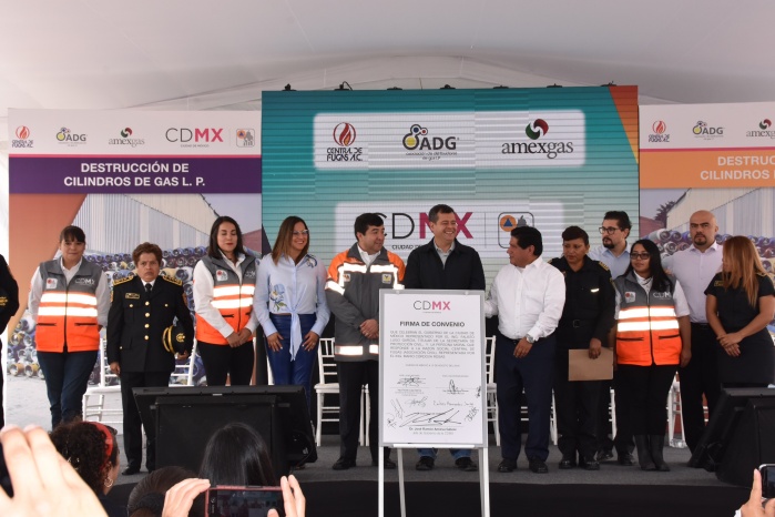 Asignará GCDMX 25 mdp para sustitución de tanques de gas
