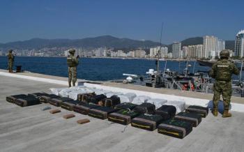 Duro golpe al narcotráfico; Marina asegura 50 toneladas de crystal