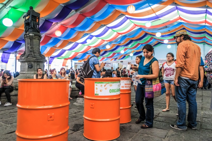 Fomentan cultura del reciclaje en CDMX con separación de residuos sólidos