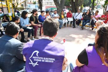 Imparten IECM y Laboratorio para la Ciudad taller de prospectiva en Iztapalapa