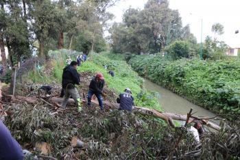 SALVAGUARDAN VIDAS Y BIENES MATERIALES EVITANDO INUNDACIONES EN XOCHIMILCO