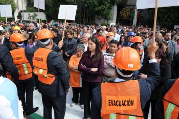 Piden modificación de horario para macrosimulacro del 19