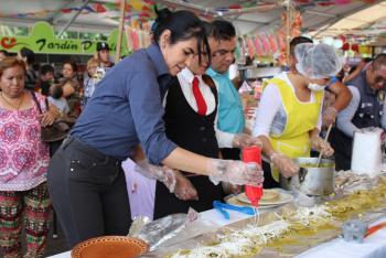 CON LA ENCHILADA MÁS RÁPIDA DE IZTAPALAPA, SE INAUGURA EL XVI FESTIVAL GASTRONÓMICO DE LA ENCHILADA 2018